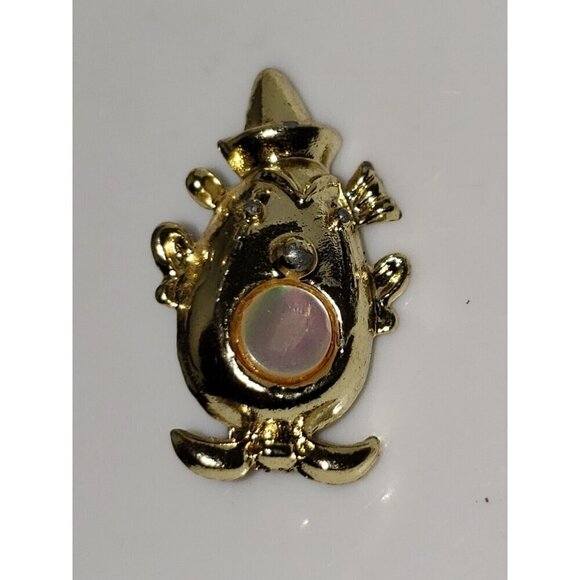 Vintage Volupte Mother Of Pearl Abalone Brooch Pin Marked - Picture 1 of 3
